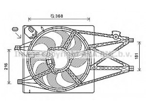 AVA QUALITY COOLING AL7520 ventiliatorius, radiatoriaus 
 Aušinimo sistema -> Oro aušinimas
50514469