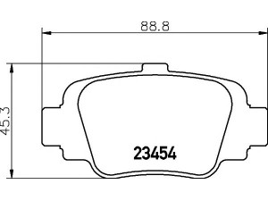 MINTEX MDB1569 stabdžių trinkelių rinkinys, diskinis stabdys 
 Techninės priežiūros dalys -> Papildomas remontas
4406099B25, 4406099B85
