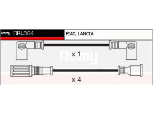 DELCO REMY DRL364 uždegimo laido komplektas 
 Kibirkšties / kaitinamasis uždegimas -> Uždegimo laidai/jungtys
75 981 55, 76 139 42, 76 402 45