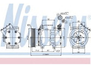 NISSENS 89064 kompresorius, oro kondicionierius 
 Oro kondicionavimas -> Kompresorius/dalys
27630-00QAE, 77 00 273 801, 77 01 499 969