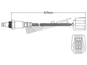 WALKER PRODUCTS 800-94001 lambda jutiklis 
 Variklis -> Variklio elektra
RF7J 18 8G1 B