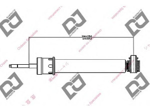 DJ PARTS DS1212GT amortizatorius 
 Pakaba -> Amortizatorius
33506751543