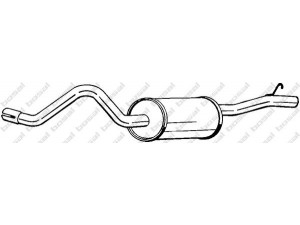 BOSAL 279-765 galinis duslintuvas 
 Išmetimo sistema -> Duslintuvas
75.36.196, 88.22.181