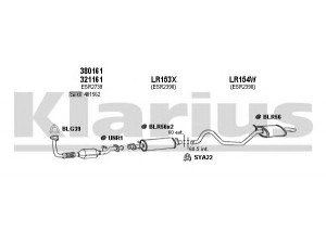 KLARIUS 090148U išmetimo sistema
