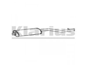 KLARIUS 260964 vidurinis duslintuvas 
 Išmetimo sistema -> Duslintuvas
1717T6, 1717T6