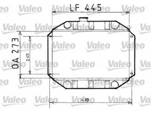 VALEO 819151 radiatorius, variklio aušinimas 
 Aušinimo sistema -> Radiatorius/alyvos aušintuvas -> Radiatorius/dalys
1417980