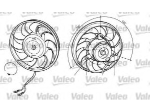 VALEO 696036 ventiliatorius, radiatoriaus 
 Aušinimo sistema -> Oro aušinimas
4A0959455C