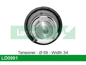 LUCAS ENGINE DRIVE LD0991 įtempiklio skriemulys, paskirstymo diržas
504010846, 504183759