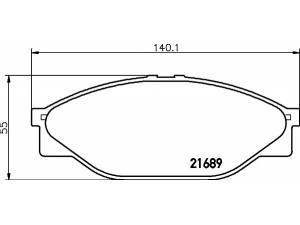 HELLA PAGID 8DB 355 016-411 stabdžių trinkelių rinkinys, diskinis stabdys 
 Techninės priežiūros dalys -> Papildomas remontas
0446523040, 0446526030, 0446526040