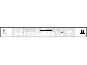 STANDARD OEF988 uždegimo laido komplektas 
 Kibirkšties / kaitinamasis uždegimas -> Uždegimo laidai/jungtys
77 00 273 826