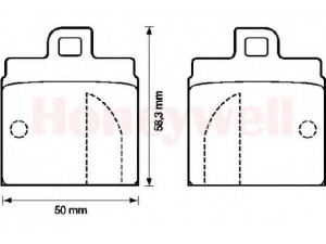BENDIX 571806B stabdžių trinkelių rinkinys, diskinis stabdys 
 Techninės priežiūros dalys -> Papildomas remontas
0060750567, 0060750726, 0060750851