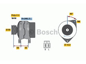 BOSCH 0 123 315 018 kintamosios srovės generatorius 
 Elektros įranga -> Kint. sr. generatorius/dalys -> Kintamosios srovės generatorius
MD327551