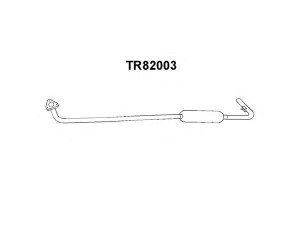 VENEPORTE TR82003 priekinis duslintuvas 
 Išmetimo sistema -> Duslintuvas
GEX3971