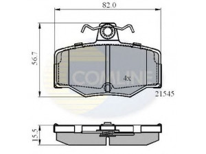 COMLINE CBP0878 stabdžių trinkelių rinkinys, diskinis stabdys 
 Techninės priežiūros dalys -> Papildomas remontas
440603F025, 440603F085, 4406070J25