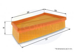 COMLINE EAF731 oro filtras 
 Filtrai -> Oro filtras
7701052082, 8200459852