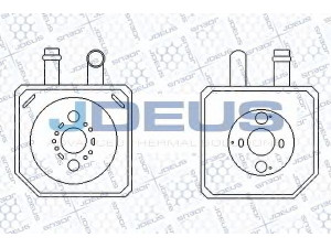 JDEUS 401M12 alyvos aušintuvas, variklio alyva 
 Aušinimo sistema -> Radiatorius/alyvos aušintuvas -> Alyvos aušintuvas
059117021B