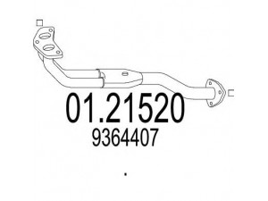 MTS 01.21520 išleidimo kolektorius 
 Išmetimo sistema -> Išmetimo vamzdžiai
9364407