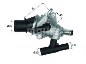 MAHLE ORIGINAL TI 95 83 termostatas, aušinimo skystis 
 Aušinimo sistema -> Termostatas/tarpiklis -> Thermostat
60602148, 60812410