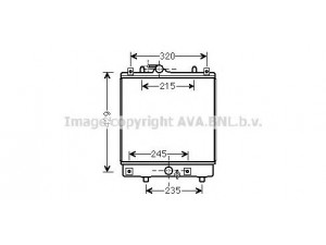 AVA QUALITY COOLING OL2542 radiatorius, variklio aušinimas 
 Aušinimo sistema -> Radiatorius/alyvos aušintuvas -> Radiatorius/dalys
4707764, 13182786