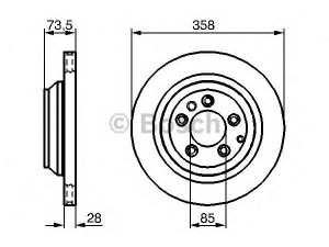 BOSCH 0 986 479 259 stabdžių diskas 
 Dviratė transporto priemonės -> Stabdžių sistema -> Stabdžių diskai / priedai
7L8 615 601 A, 7L8 615 601 D, 7L8 615 601 E