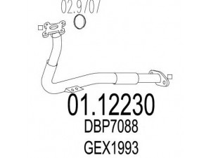 MTS 01.12230 išleidimo kolektorius 
 Išmetimo sistema -> Išmetimo vamzdžiai
DBP7088, DEP7088, GEX1993