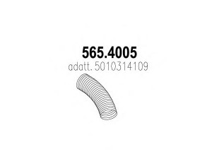 ASSO 565.4005 lanksti žarna, išmetimo sistema
5010314109