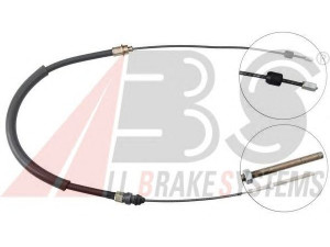 A.B.S. K12217 trosas, stovėjimo stabdys 
 Stabdžių sistema -> Valdymo svirtys/trosai
4745.75