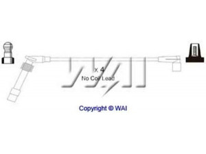 WAIglobal SL257 uždegimo laido komplektas
