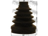 FEBEST 1015-CAP gofruotoji membrana, kardaninis velenas
4804591, 93743415, 93743416