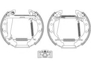 HELLA 8DB 355 005-021 stabdžių trinkelių komplektas 
 Techninės priežiūros dalys -> Papildomas remontas
007440071A, 007440077A, 115331140