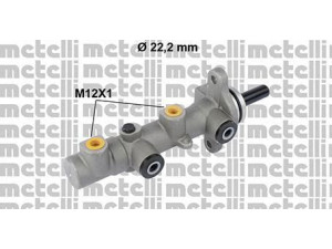 METELLI 05-0825 pagrindinis cilindras, stabdžiai 
 Stabdžių sistema -> Pagrindinis stabdžių cilindras
58510-1H200, 58510-1H200