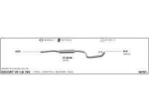 IMASAF 525000099 išmetimo sistema 
 Išmetimo sistema -> Išmetimo sistema, visa