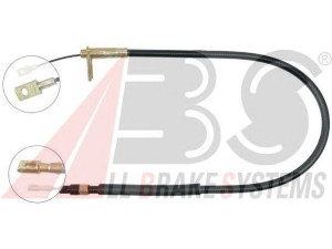 A.B.S. K10048 trosas, stovėjimo stabdys 
 Stabdžių sistema -> Valdymo svirtys/trosai
170 420 04 85