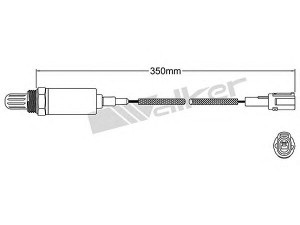 WALKER PRODUCTS 250-21041 lambda jutiklis 
 Variklis -> Variklio elektra
8946587 21 2000