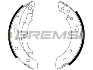 BREMSI GF0446 stabdžių trinkelių komplektas 
 Techninės priežiūros dalys -> Papildomas remontas
7701209586