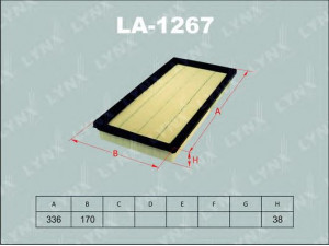 LYNXauto LA-1267 oro filtras