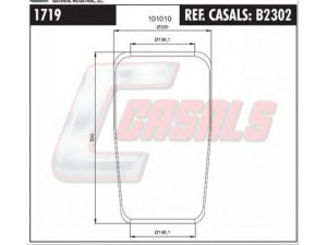 CASALS B2302 dėklas, pneumatinė pakaba 
 Pakaba -> Pneumatinė pakaba
166205, 196036, 750215, 0818225