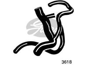 GATES 3618 radiatoriaus žarna
6183156, 89AB8286CB