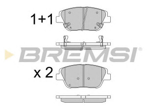 BREMSI BP3548 stabdžių trinkelių rinkinys, diskinis stabdys
581012TA00, 581012TA50, 581013QA10