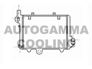 AUTOGAMMA 104356 radiatorius, variklio aušinimas
1461223