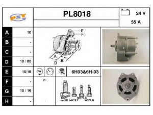 SNRA PL8018 kintamosios srovės generatorius