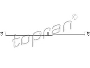 TOPRAN 206 975 dujinė spyruoklė, bagažinė 
 Priedai -> Bagažinė/pakrovimo skyrius
01 32 742, 1 32 742, 90579440