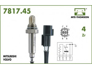 MTE-THOMSON 7817.45.037 lambda jutiklis 
 Išmetimo sistema -> Lambda jutiklis