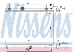 NISSENS 636009 radiatorius, variklio aušinimas 
 Aušinimo sistema -> Radiatorius/alyvos aušintuvas -> Radiatorius/dalys
1330X2, 1330X2