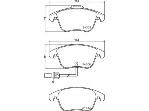 HELLA PAGID 8DB 355 013-861 stabdžių trinkelių rinkinys, diskinis stabdys 
 Techninės priežiūros dalys -> Papildomas remontas
8K0698151A, 8K0698151F, 8K0698151A