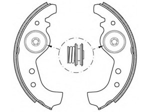 OPEN PARTS BSA2001.00 stabdžių trinkelių komplektas 
 Techninės priežiūros dalys -> Papildomas remontas
0071738375, 5880891, 5881040, 5881050