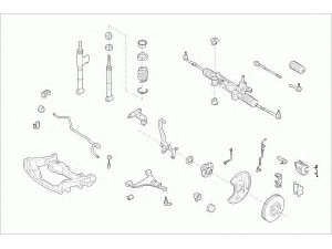 LEMFÖRDER MERCE-E-KLA-FL010 vairavimo mechanizmas; rato pakaba 
 Ašies montavimas/vairavimo mechanizmas/ratai -> Prekių paieška pagal schemą