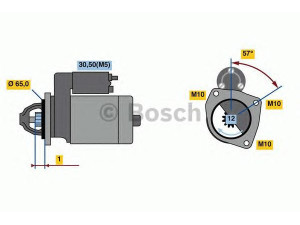 BOSCH 0 986 022 910 starteris 
 Elektros įranga -> Starterio sistema -> Starteris
M 001 T 85781, M 1 T 85781, 77 00 116 282
