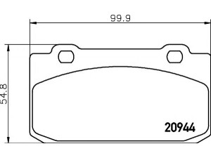 HELLA PAGID 8DB 355 007-401 stabdžių trinkelių rinkinys, diskinis stabdys 
 Techninės priežiūros dalys -> Papildomas remontas
0060750465, 0060777263, 60750778