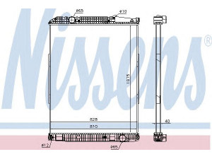 NISSENS 671690 radiatorius, variklio aušinimas 
 Aušinimo sistema -> Radiatorius/alyvos aušintuvas -> Radiatorius/dalys
002 501 01 01, 002 501 01 01